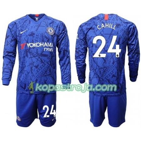 Billiga Fotbollströjor Chelsea Cahill 24 Barn Hemma tröja 2019/20 Långärmad